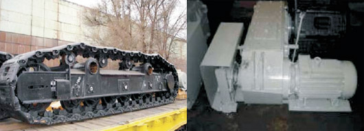 Гусеничный ход станка СБШ 250МНА-32